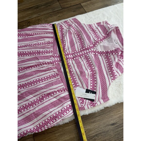 New Signature By Robbie Bee Womens Dress Size 2XL  Pink & White Sleeveless - Picture 6 of 13